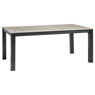 Ashley Mount Valley Rectangular Dining Table in Driftwood and Black, , large