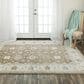 RIZZY Belmont 6" x 9" Brown, Ivory and Light Blue Area Rug, , large