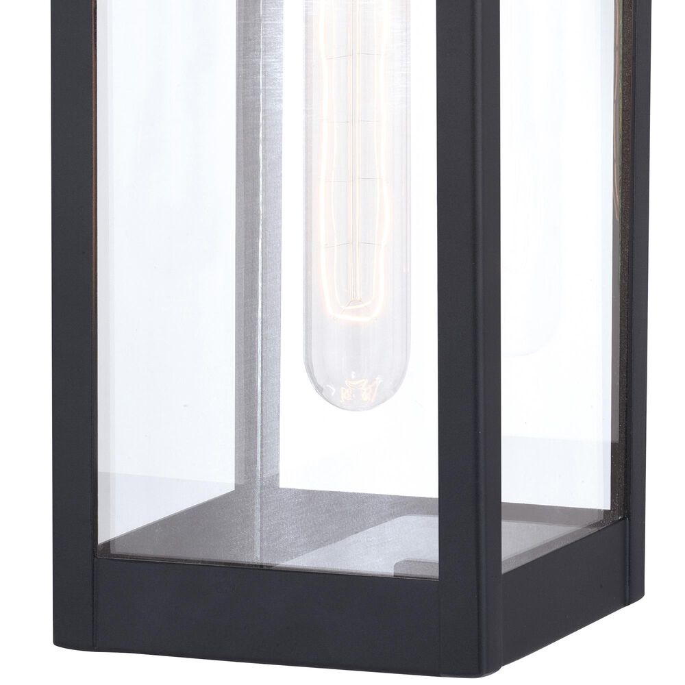 Vaxcel Kinzie 14.25" 1-Light Outdoor Wall Sconce in Textured Black, , large