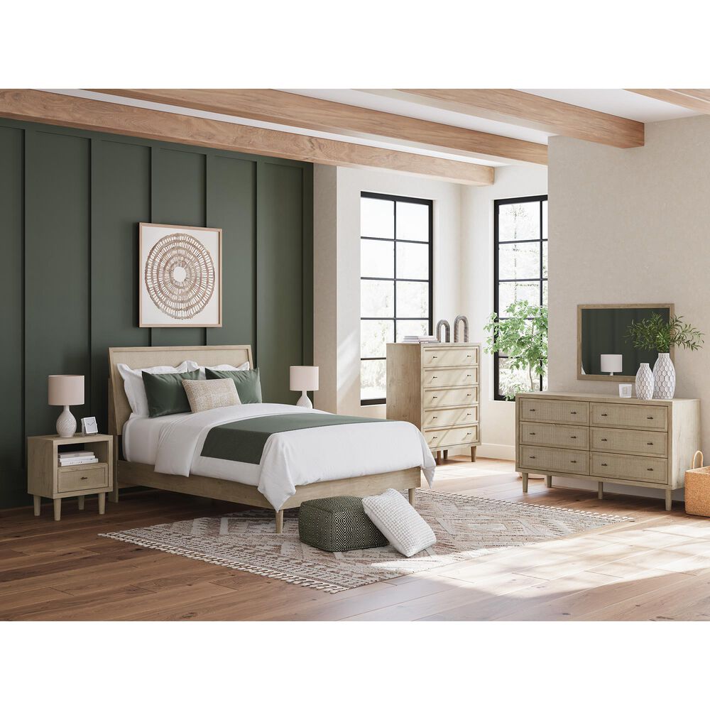 Ashley Cielden Queen Platform Bed in Tan, , large