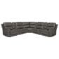Ashley 7-Piece Power Symmetrical Console Reclining Sectional with Armless Chairs in Anchor, , large