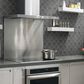 Shaw Geoscape Fan Dark Gray 11.02" x 10.83" Ceramic Mosaic Sheet, , large