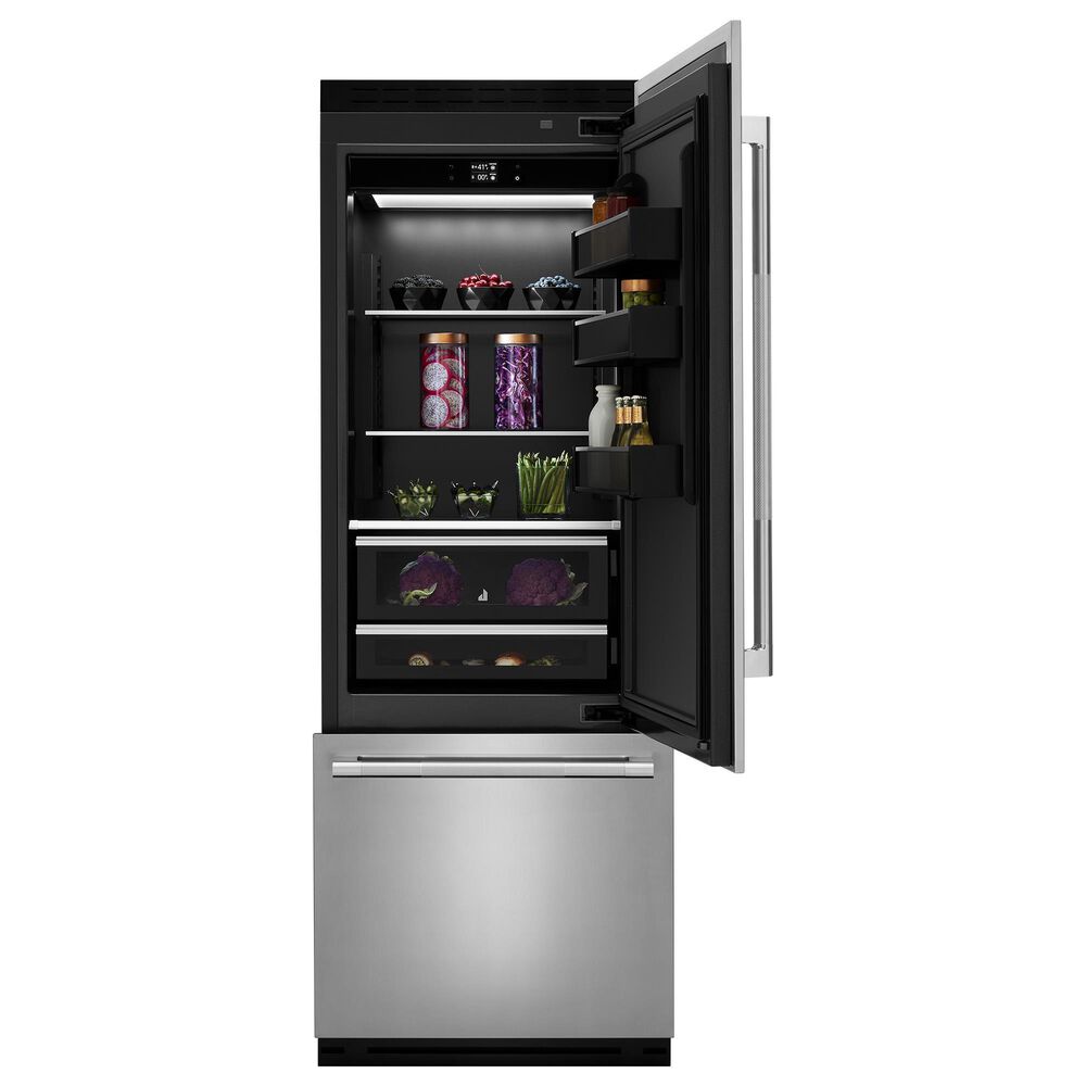 JennAir Noir 30&quot; Refrigerator Panel Kit with Right Swing in Stainless Steel, , large