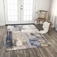 RIZZY Bolero BOL725 Blue and Multicolor 4" x 6" Area Rug, , large