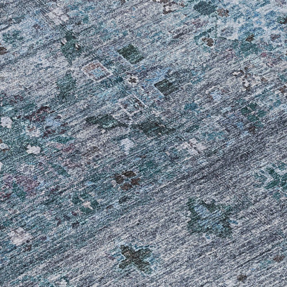 Dalyn Rug Company Karaj KJ5 2&#39;3&quot; x 7&#39;6&quot; Blue Indoor/Outdoor Runner, , large