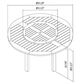 International Home Miami Anto 7-Piece Round Patio Dining Set in Grey and Light Oak, , large