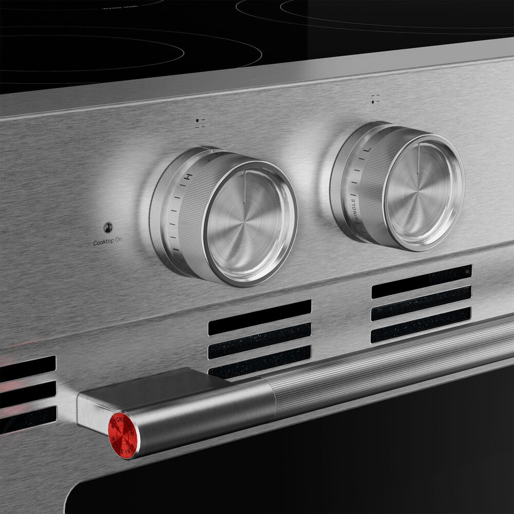 KitchenAid 4-Piece Kitchen Package with 31 Cu. Ft. French Door Refrigerator and 5.3 Cu. Ft. Smart Freestanding Electric Range in Stainless Steel, , large