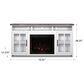 Endress International Hampton 74" Fireplace TV Console in Barnwood and Jasmin White, , large