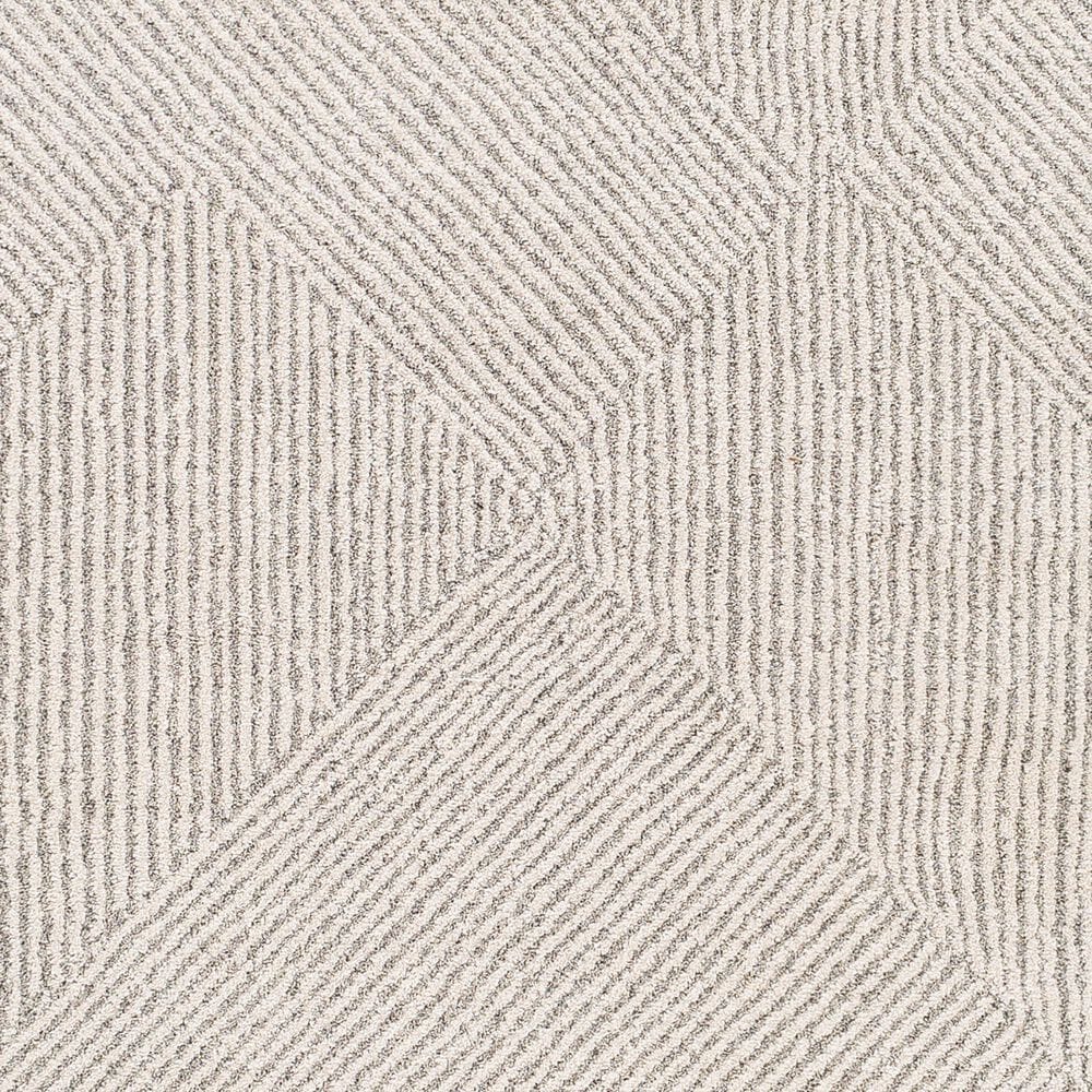Surya Gavic GVC-2304 4&#39;4&quot; x 5&#39;11&quot; Cream, Beige, Light Gray, Taupe and Charcoal Area Rug, , large