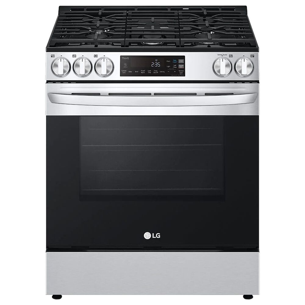 LG 5.8 Cu. Ft. Slide-in Gas Smart Range in Stainless Steel, , large