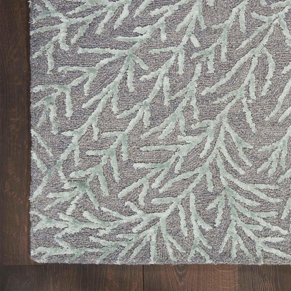 Nourison Ma30 Star 5&#39;3&quot; x 7&#39;3&quot; Slate and Teal Area Rug, , large