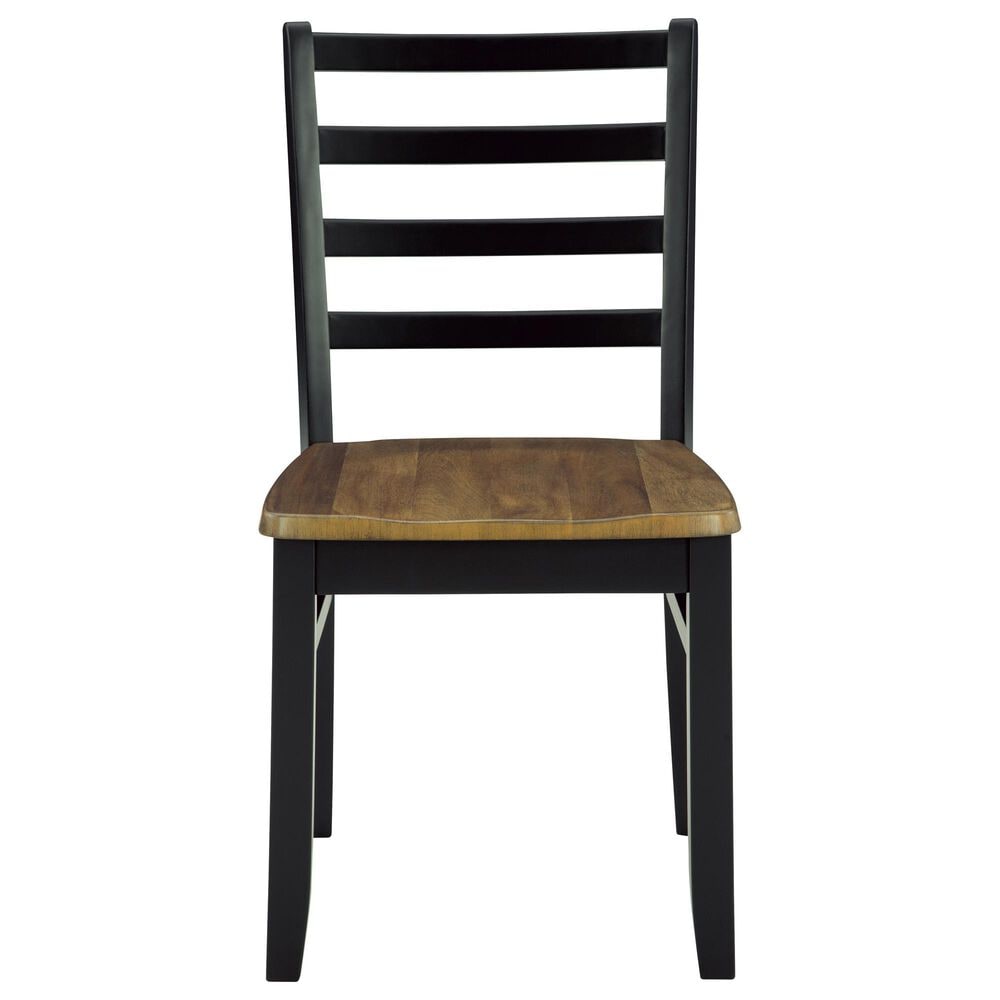 Ashley Blondon 7-Piece Rectangular Dining Set in Brown and Black, , large