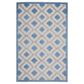 Nourison Aloha ALH26 3"6" x 5"6" Blue and Grey Indoor/Outdoor Area Rug, , large