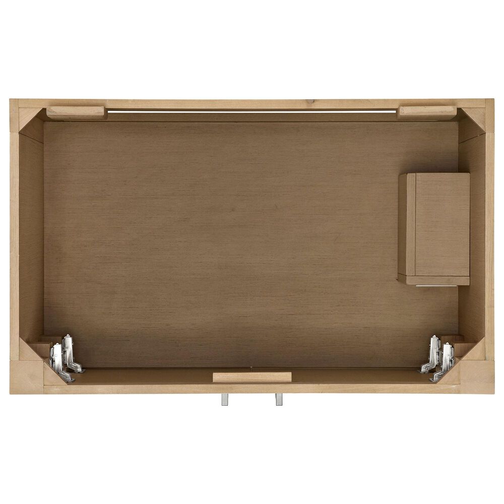 37B Alanya 36" Single Bathroom Vanity in Warm Oak with White Composite Stone Top, , large