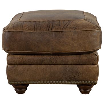 Softline Leather Ottoman in Vintage Tobacco, , large