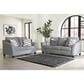 Ashley Mathonia Loveseat in Smoke, , large
