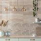 Soho Studio Zenit Beige 12" x 24" Travertine Look Polished Porcelain Tile, , large