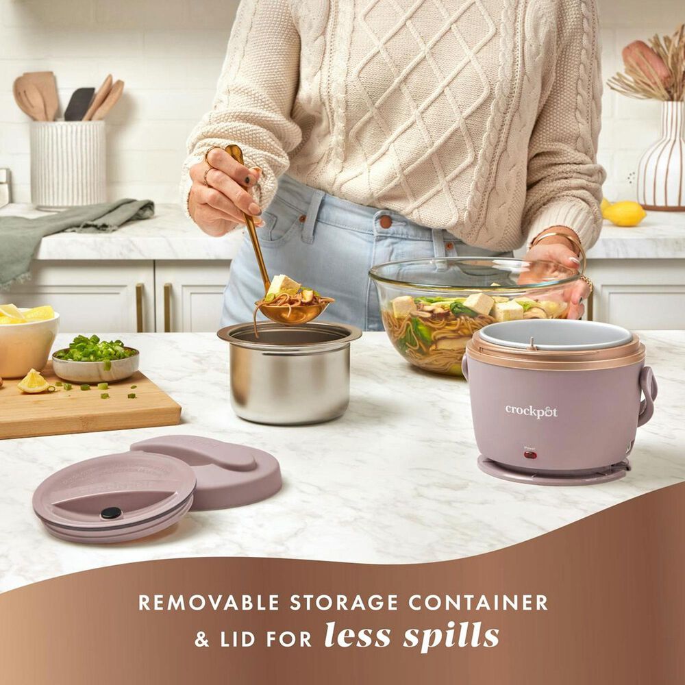 Crock-Pot 20-Crock-Pot Lunch Crock Food Warmer in Sphinx Pink, , large