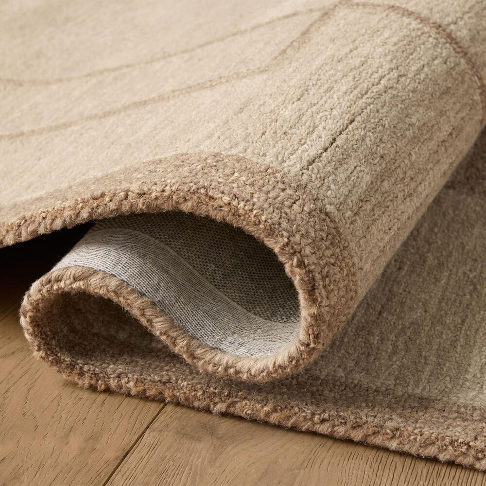 Loloi Barrow Beige and Taupe 2&#39;3&quot; x 3&#39;9&quot; Area Rug, , large