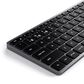 Satechi Slim X1 Bluetooth Backlit Keyboard in Space Gray, , large
