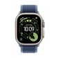 Apple Watch Ultra 3 (GPS+Cellular) 49mm Titanium Case with Blue/Bright Blue Trail Loop - S/M - (2025), , large