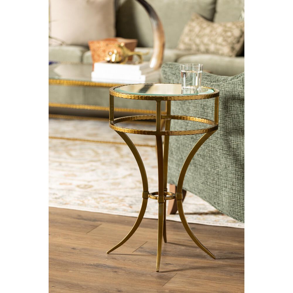 Hooker Furniture Laureng Martini Table in Gold, , large