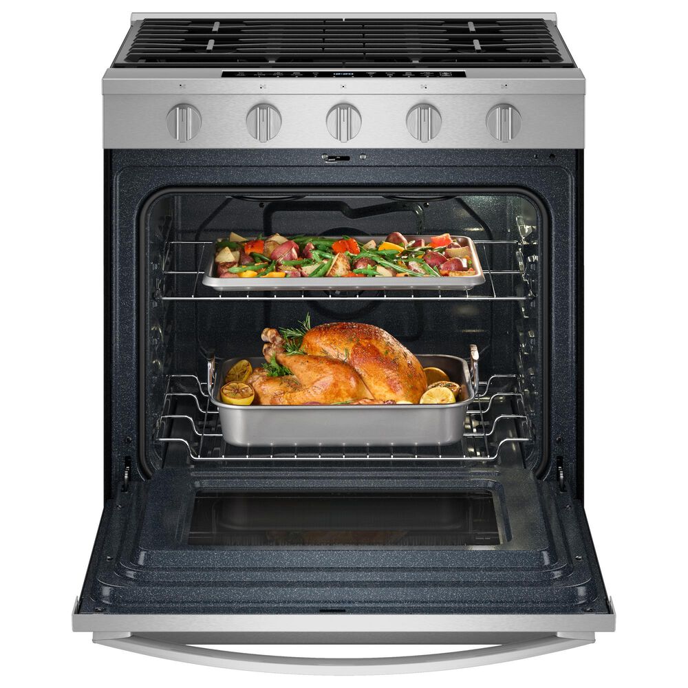 Whirlpool 5.0 Cu. Ft. Slide-In Gas Range in Stainless Steel, , large
