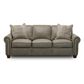 Sienna Designs Leather Stationary Sofa in Treasure Cement, , large