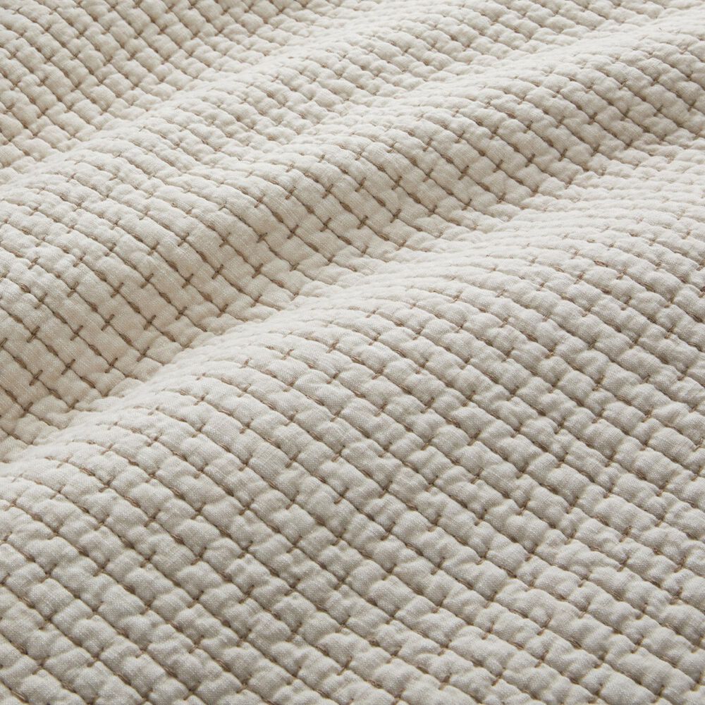 Levtex Pick-Stitch Artisan 3-Piece Full/Queen Quilt Set in Taupe, , large