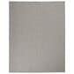 Nourison Courtyard Ivory and Charcoal 8" x 10" Indoor/Outdoor Area Rug, , large