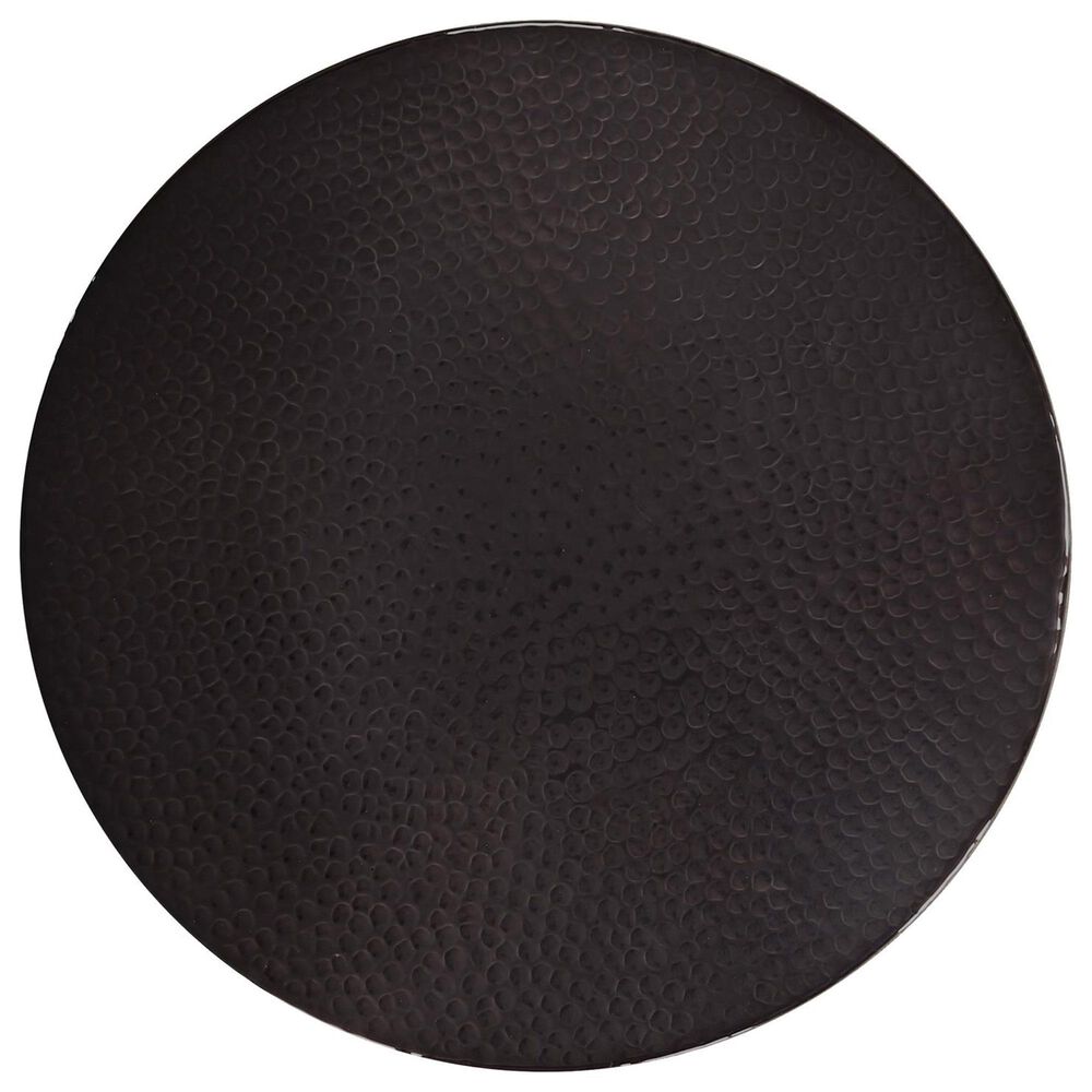 Shannon Hills Brixen Round Side Table in Ebony Silver, , large