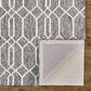 Feizy Belfort 5" x 8" Charcoal and Ivory Area Rug, , large