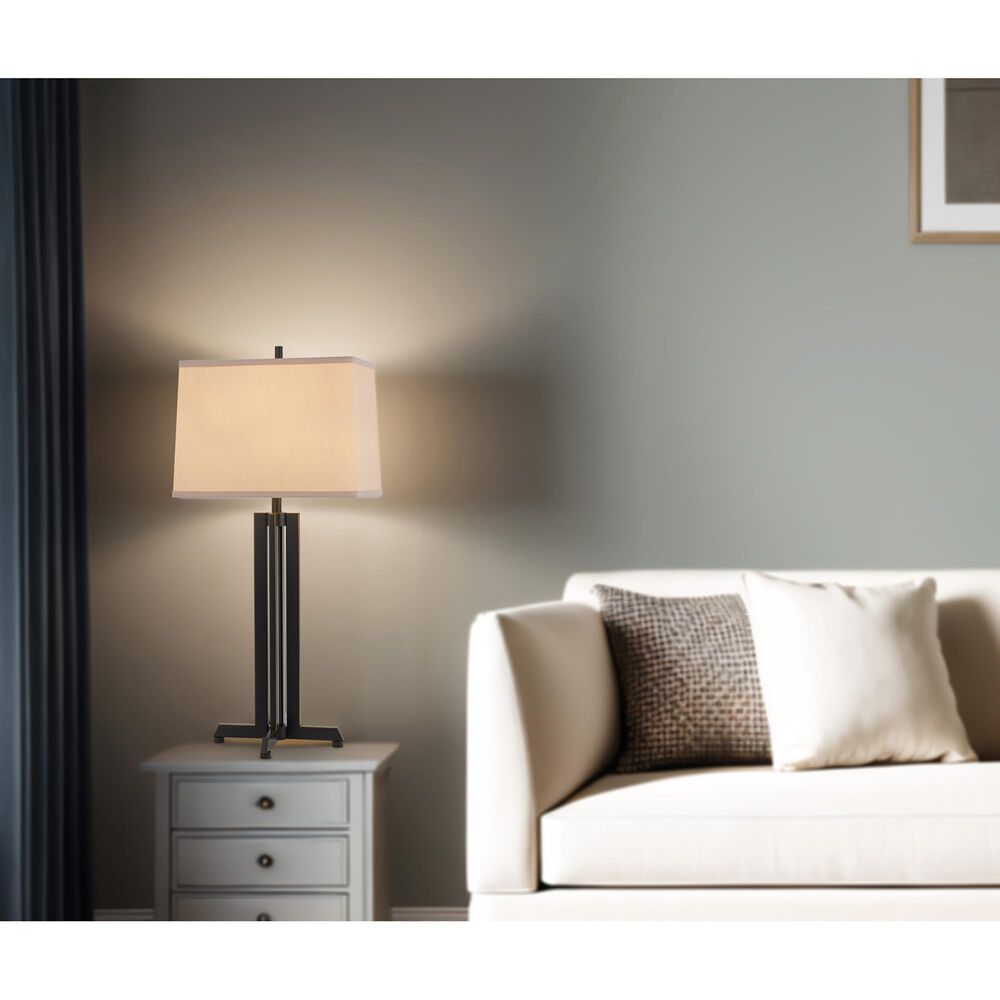 Cal Lighting Lakewood Metal Table Lamp in Oil Rubbed Bronze, , large