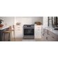 Frigidaire Gallery 2-Piece Kitchen Package with 6 Cu. Ft. Gas Range and 30" Over-The-Range Microwave in Stainless Steel, , large
