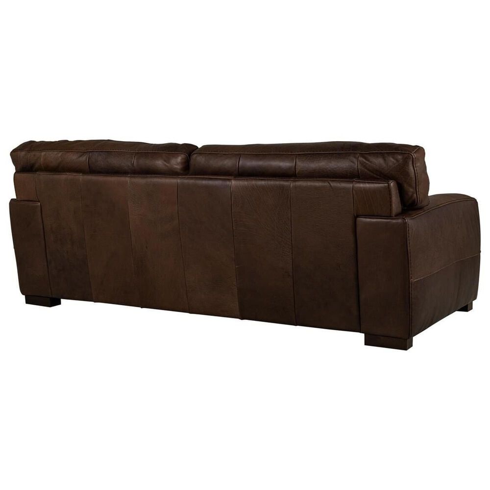 Bordeaux &amp; Co Maxi Stationary Leather Sofa and Loveseat Set in Madison Espresso, , large
