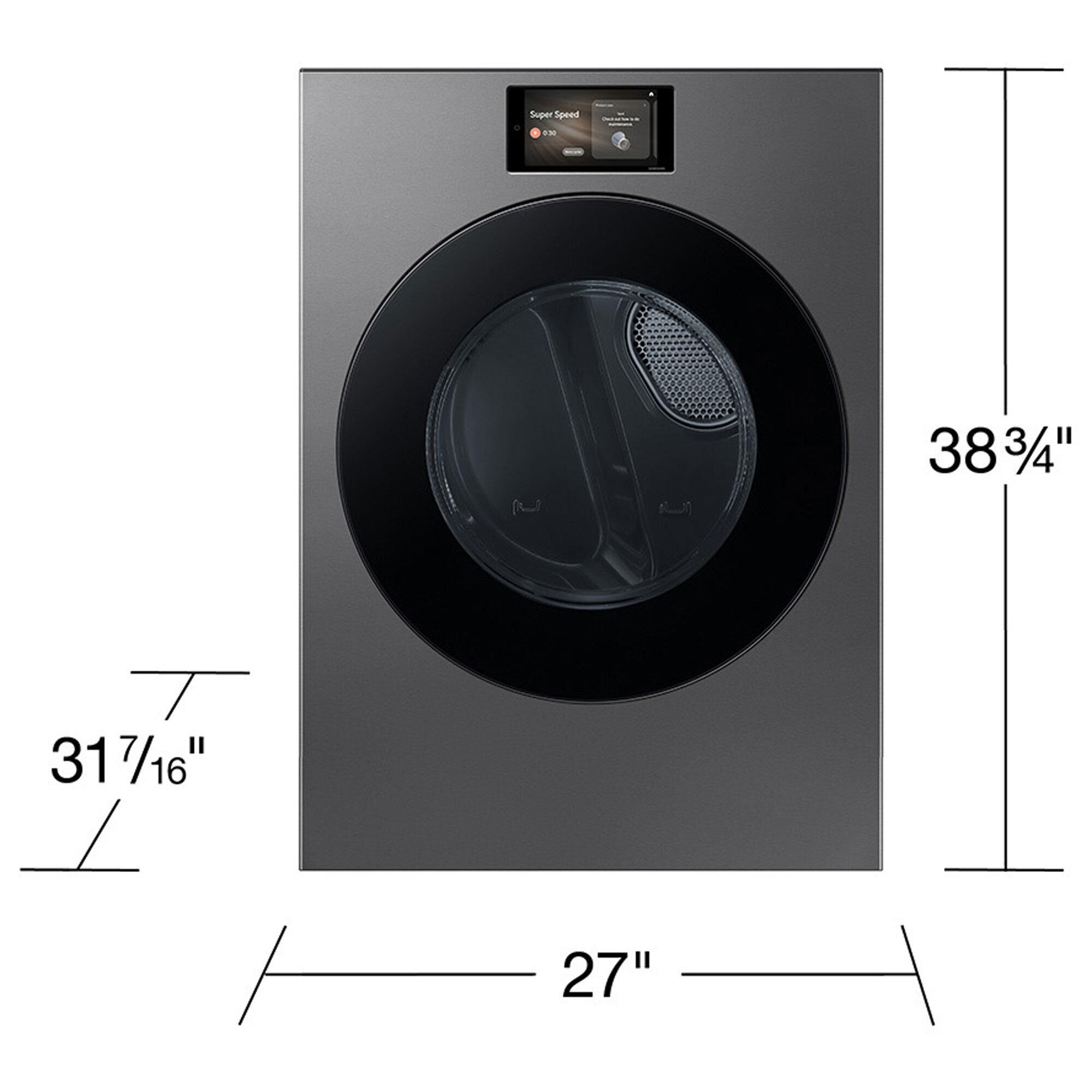 Samsung Bespoke 7.6 Cu. Ft. Ultra Capacity Front Load Gas Dryer