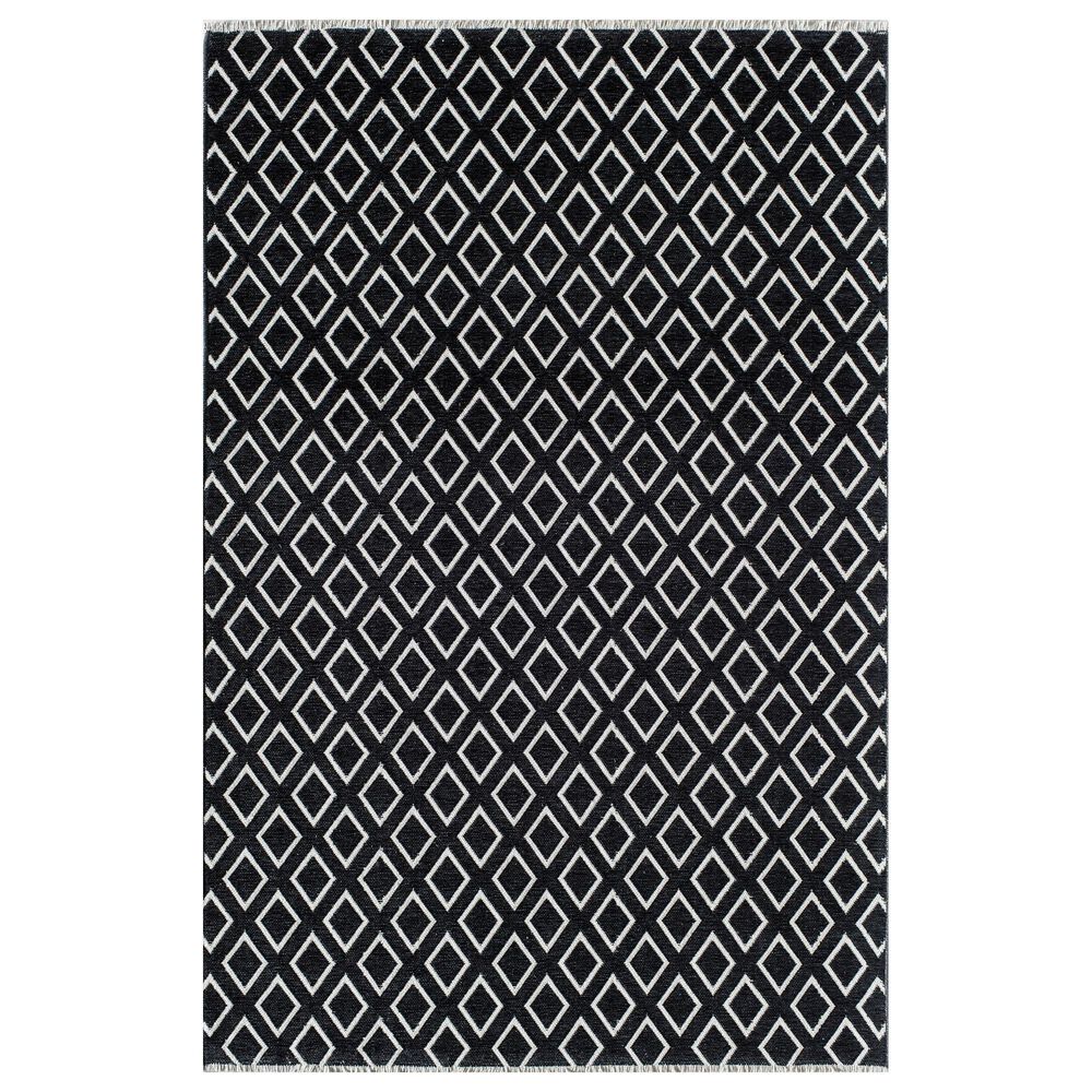 Rugs America Hadley Sovereignty 2"6" x 4" Black and White Area Rug, , large