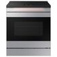 Samsung Bespoke Bespoke 6.3 Cu. Ft. Smart Slide-In Induction Range with AI Hub in Stainless Steel, , large