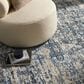 Surya Tuscany TUS-2320 Dark Blue, Denim, Tan, Charcoal, Light Gray and Cream 12" x 15" Area Rug, , large