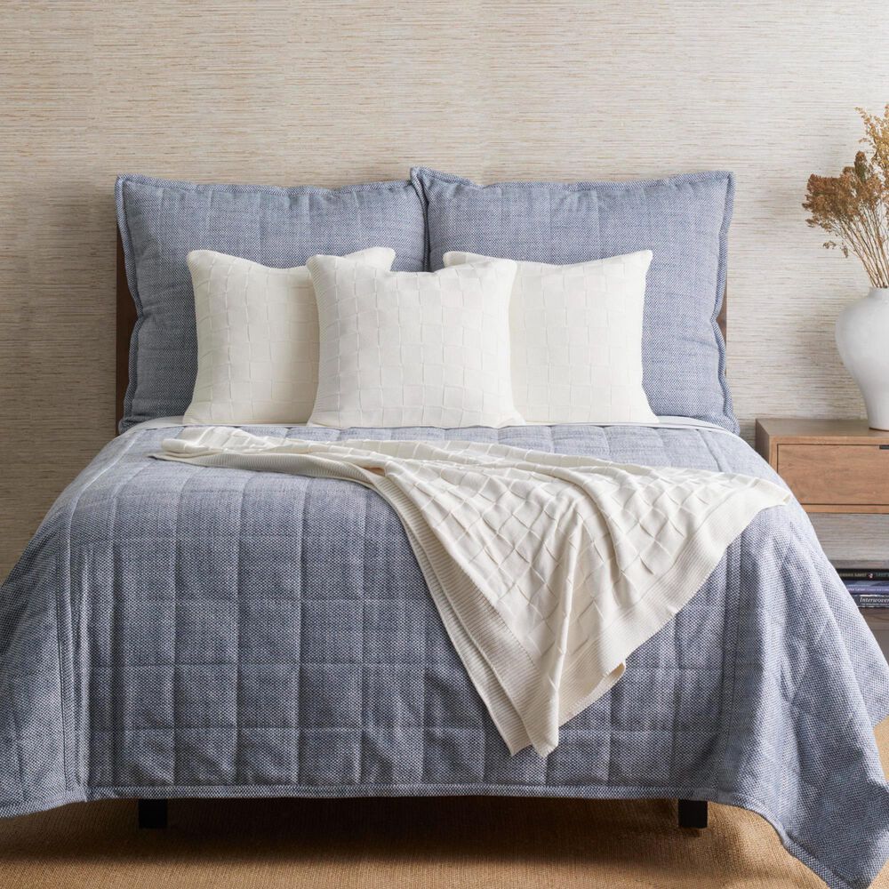 Ann Gish Cesta 20&quot; x 20&quot; Throw Pillow in White, , large