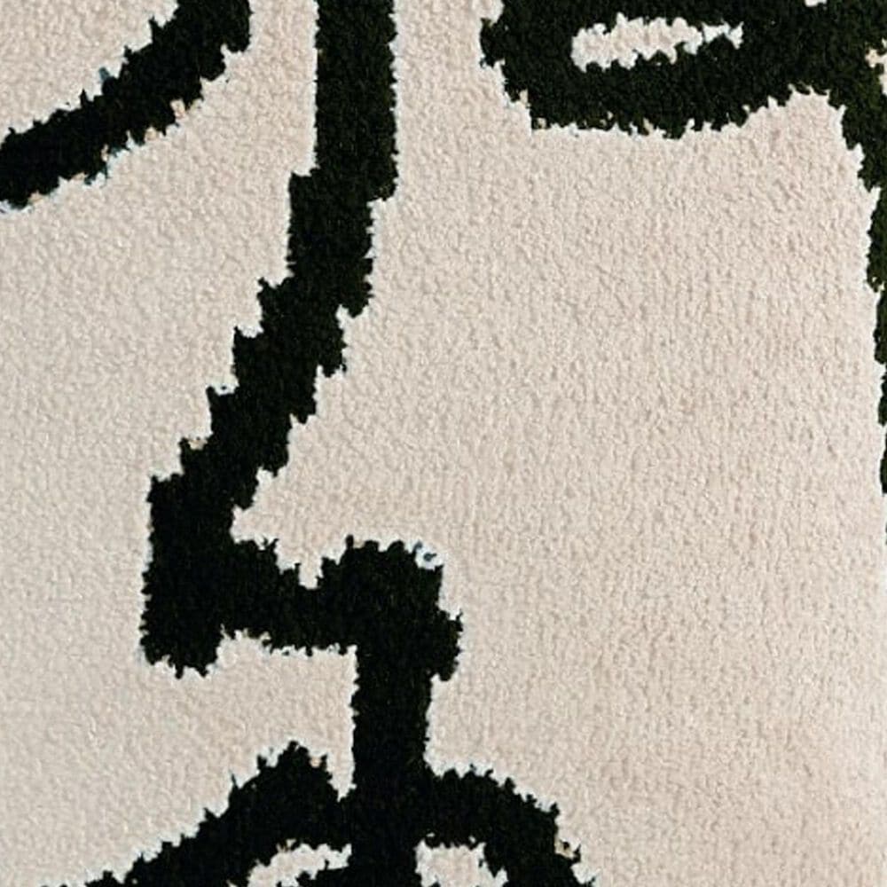 Sunday Citizen Faces 20&quot; Square Throw Pillow in Sahara Tan and Black, , large