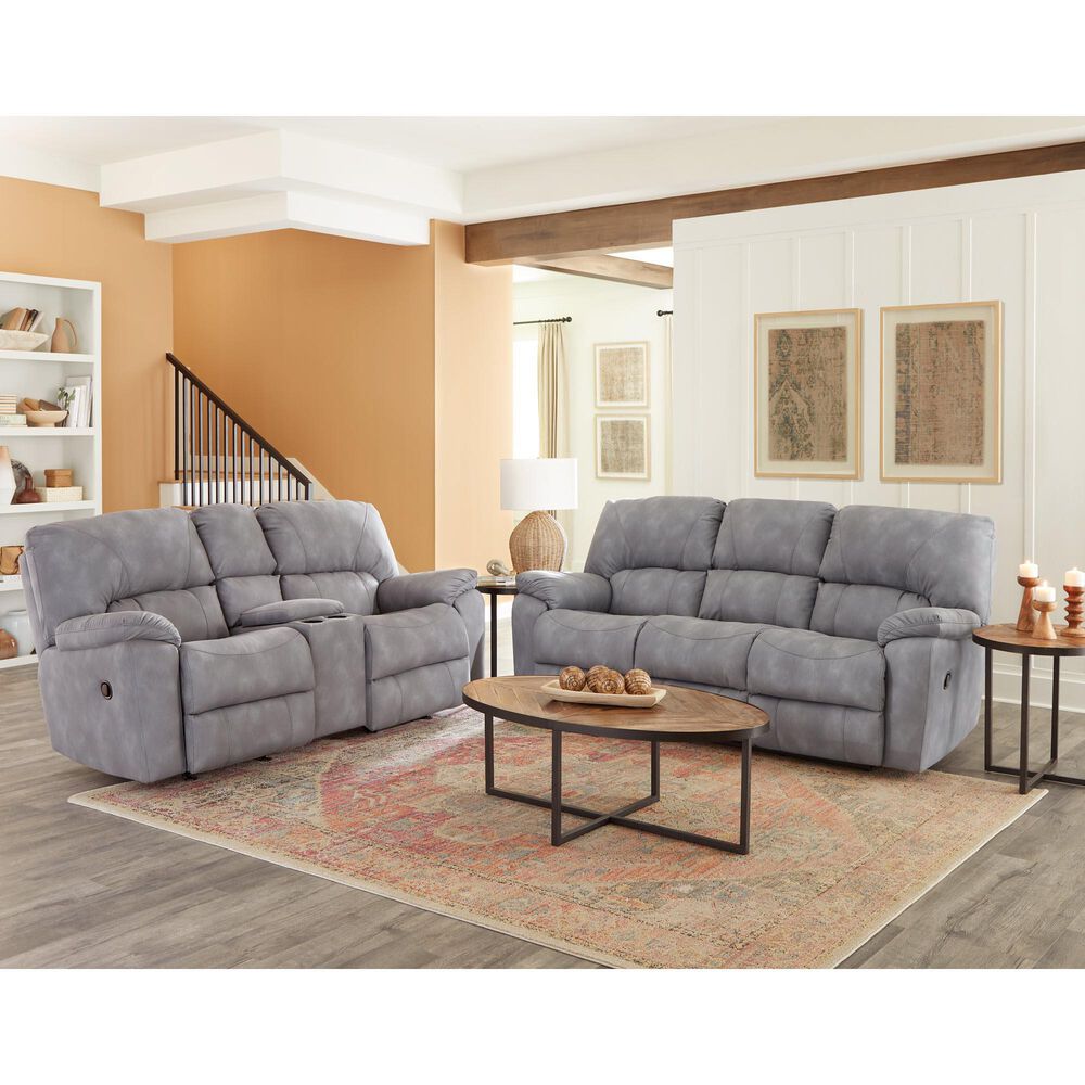 HomeStretch Reclining Sofa in Rhino Grey, , large
