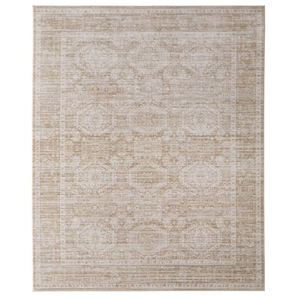 Feizy Augustine Beige and Ivory 2"6" x 7"3" Area Rug, , large