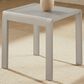 Linon Home Decor Karah Outdoor Anodized Side Table in Grey, , large