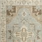RIZZY Belmont 6" x 9" Grey, Brown, Ivory and Blue Area Rug, , large