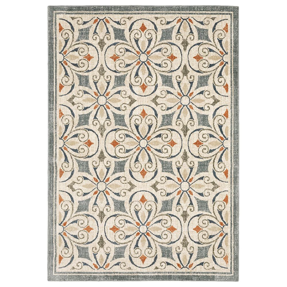 Oriental Weavers Fiona Ansonia 1Y 9"10" x 12"10" Blue Area Rug, , large