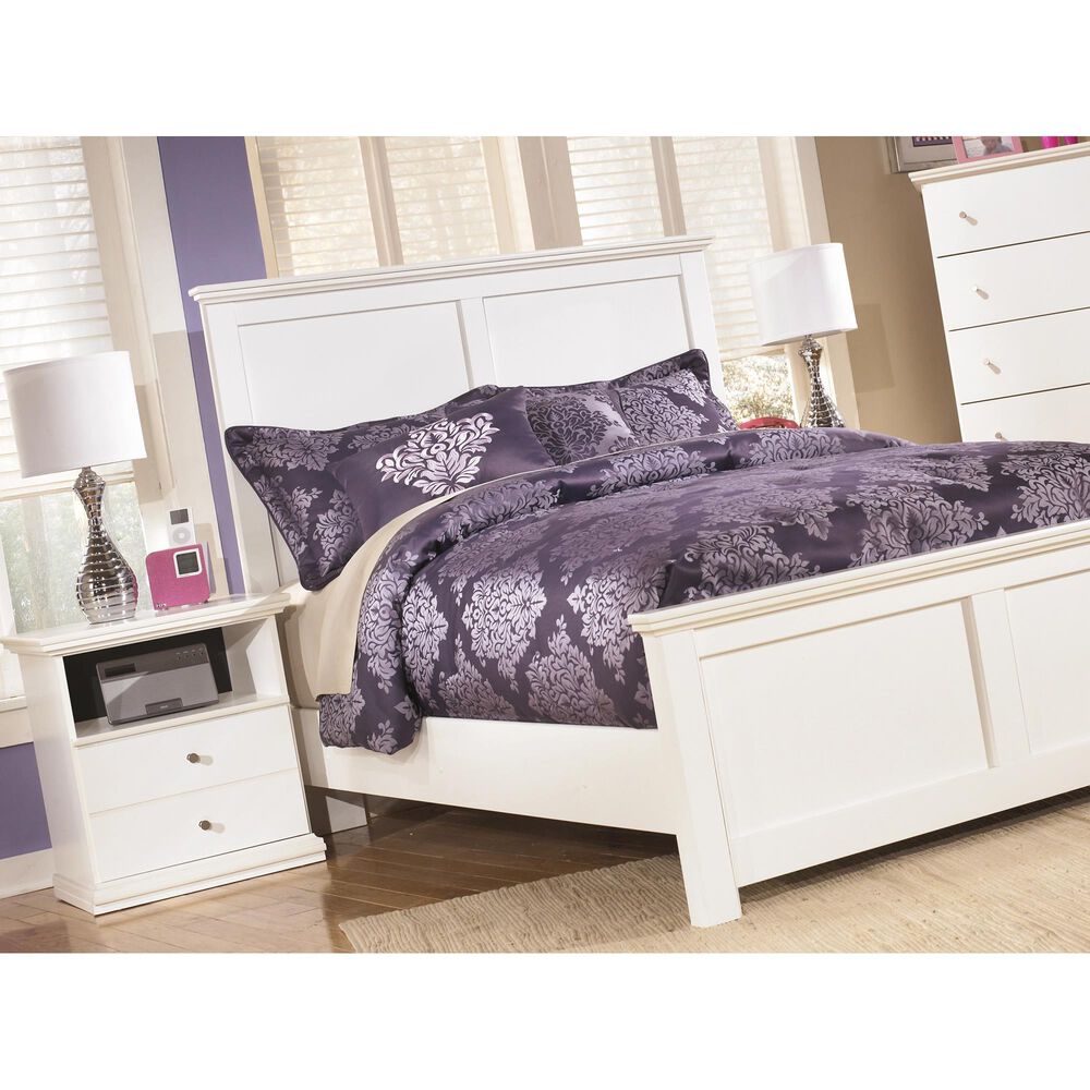 Ashley Bostwick Shoals 1-Drawer Nightstand in White, , large
