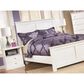 Ashley Bostwick Shoals 1-Drawer Nightstand in White, , large