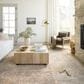 Angela Rose Blake 9" x 13" Oatmeal and Spice Area Rug, , large