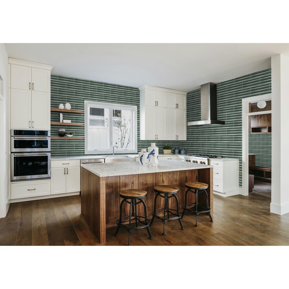 Emser Tubage Aloe 7&quot; x 16&quot; Porcelain Tile, , large